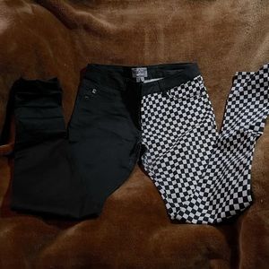 Royal Bones Solid/Checkered SZ 7 pants